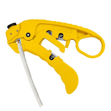 Cat7a/6a/6/5e Shielded And Unshielded For Adjustable Lan Cable Yellow Stripper S45-S01YL (Pack of 10)