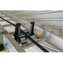 48 Inch Open-Top Box Roller with Crossbar and two HBFB Clamps HB9Ax48