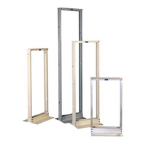 Universal Rack Clear 19" EIA 2 Post Rack 8'H 51U 2 Top Angles CPI 46353-515