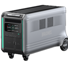 SuperBase V6400 Power Station Solar Generator and 200W Solar Panel Zendure
