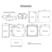 Inch dimension