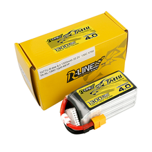 Tattu R-Line Version 4.0 1300mAh 6S1P 22.2V 130C Lipo Battery Pack With XT60 Plug
