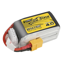 Tattu R-Line Version 4.0 850mAh 4S1P 14.8V 130C Lipo Battery Pack With XT60 Plug