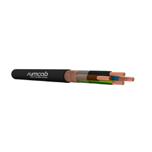 16 AWG 5C Bare Copper Braid Shielded PVC Sumflex VC4V-K 0.6/1kV Eca CPR Screen Cable