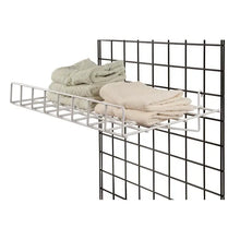 1/4" Wire Straight Shelf With Front Lip For Grid Panel Econoco WTES/93