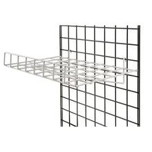 1/4" Wire Straight Shelf With Front Lip For Grid Panel Econoco WTES/93