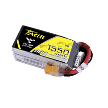 Tattu Rline MultiGP Spec Race 1550mAh 4S1P 14.8V 95C Lipo Battery Pack With XT60 Connector