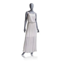 Female Mannequin - Oval Head, Arms by Side, Turned at Waist, Right Leg Forward Econoco UBF-2