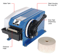 8/10"W x 4"L Manual Kraft Tape Dispenser With Case of Tape 8 Rolls 300713S