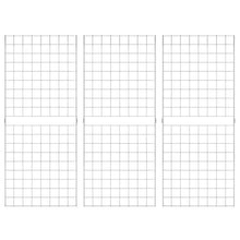 Portable Grid Panels - Chrome Econoco C2X8 (Pack of 3)