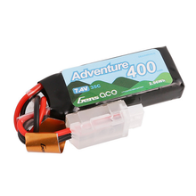 Gens Ace Adventure 400mAh 2S1P 7.4V 35C Lipo Battery Pack With JST Plug For RC Crawler