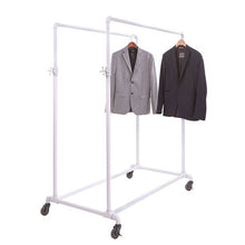 Pipeline Adjustable Double Bar Ballet Rack Econoco PSBBLLADJWH