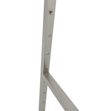 36" Dia.Round Folding Garment Rack w/ Rectangular Hangrail Econoco K71WD-SC