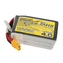 Tattu R-line Version 4.0 1550mAh 6S1P 22.2V 6S1P 130C Lipo Battery Pack With XT60 plug