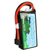Gens Ace Adventure High Voltage 3600mAh 3S1P 11.4V 60C Lipo Battery With Deans And XT60 Adapter