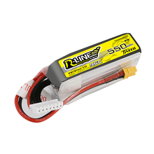 Tattu R-Line 550mAh 6S1P 22.2V 95C Lipo Battery Pack With XT30 Plug