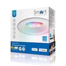 13 Watt 6 Inch 75W Equal Wi-Fi Smart LED Recessed Downlight 900 Lumens White LIS-DLC1000e