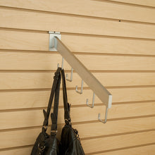 5-Hook Waterfall With Rectangular Tubing For Slatwall Econoco RW/5H-SC (Pack of 24)