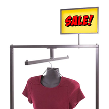 7"H x 11"W Linea Sign Holder W/ 4" Swedge Stem Econoco LNSH711 (Pack of 4)