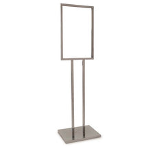 14" X 22" Bulletin Sign Holder W/ Extra-heavy Raised Base - Chrome Econoco BH23