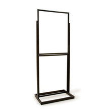 22" X 28" Double Bulletin Sign Holder With Rectangular Tubing Base Econoco BH55/MAB