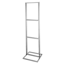 22" X 28" Triple Bulletin Sign Holder With Rectangular Tubing Base Econoco BH77