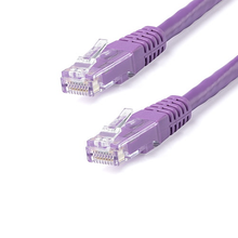 20' CAT6 6 Gigabit 650MHz 100W PoE UTP Molded W/Strain Relief Ethernet Cable
