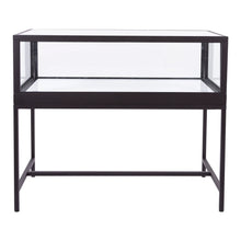 Deluxe Glass Showcase Display Cabinet Black Econoco DDKIT3B