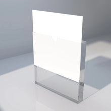 6" x 6" Acrylic Block Sign Holder Econoco HVACTK66