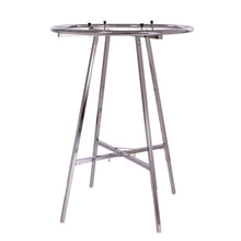 36'' Diameter Round Folding Rack With Round Tubing Rail- Chrome Econoco K52WD