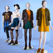 Male Mannequin - Abstract Head, Arms by Side, Legs Slightly Bent Econoco GEN-1H