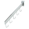 5-Hook Waterfall With Rectangular Tubing For Slatwall Econoco RW/5H-SC (Pack of 24)