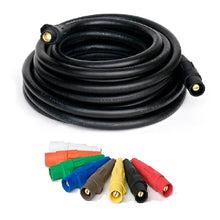 2/0 AWG 1C Type W Portable Round Power Cable Assembly With Cam-Lok Male/Female Ends, 50ft Lead