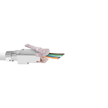 ProSeries Cat6/6a Shielded with Cap45 & Bar45 External Ground Pass-Through RJ45 Modular Plug S45-1750P (50pcs/2Jar)