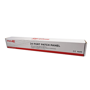 Cat6 24 Port UTP Loaded Patch Panel S45-2624 (Pack of 3)