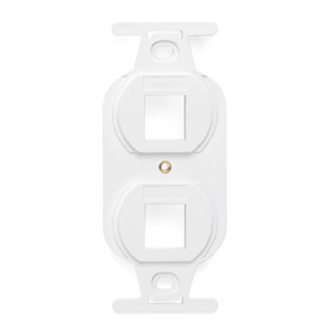 2-Port QUICKPORT Duplex Type 106 Insert White 41087-2WP