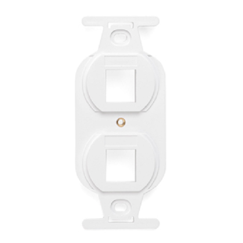 2-Port QUICKPORT Duplex Type 106 Insert White 41087-2WP
