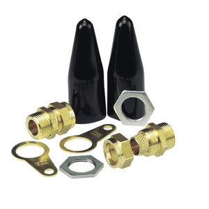 75S Gland BW Brass Steel Locknut CMP Armoured Rubber Sheathed Cable