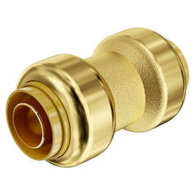 1/2" Brass Straight-Through Push-Fit for Air System Pipe Fittings (12PCS)
