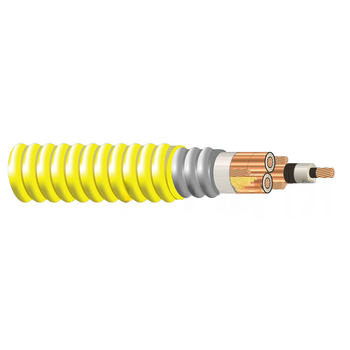 Type MV-105 Three Conductor Copper 8kV NLEPR Insulation 133% IL ARMOR-X Yellow PVC Jacket