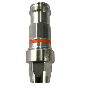 1/2in 4.3-10 Female Mounting Angle Straight Crush-Flare Trimetal CommScope Connector F4HF-D