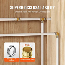 3/4" Brass Push-Fit for Air (Straight,Elbows,Tees) Pipe Fittings (45PCS)