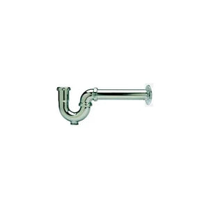 1-1/4" x 1-1/4" Chrome Plated P-Trap with Cleanout 17 Gauge 303CP