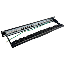 Shielded 24 Port Unloaded Patch Panel Keystone S45-2024SU (Pack of 5)