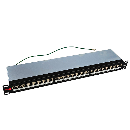 Shielded 24 Port Loaded Patch Panel S45-2724S (Pack of 2)