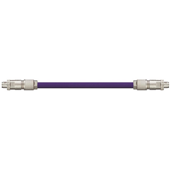 Igus CAT9531012 26 AWG 4P M12 X-Coded A/B Connector Phoenix Contact TPE Harnessed CAT6 Cable