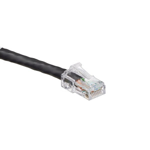 Cat 6 UTP Patch Cord 3 ft Black 6D460-3E