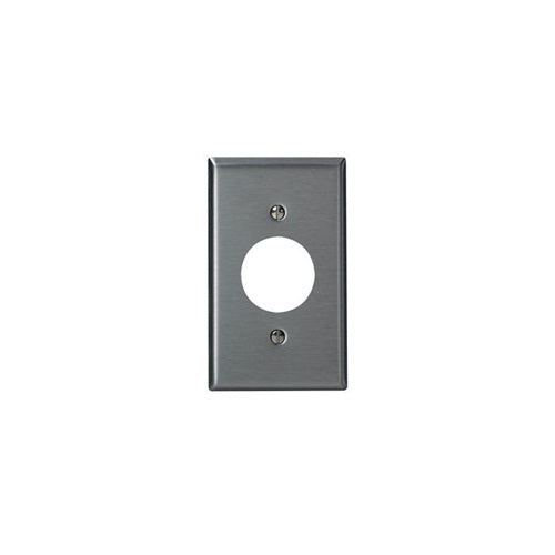 1-Gang Wallplate Standard Size Non-Magnetic Stainless Steel 84004-40