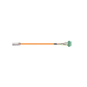 Igus MAT9450607 16/4C 16/1P Round Plug Socket A Connector PVC Danaher Motion 107480 MK SR3-G 400V Servo Cable