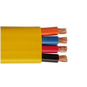 2 AWG 5C Flat Festoon PVC 600V Yellow Cable
